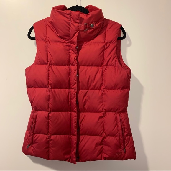 Goose down red vest - Picture 3 of 7